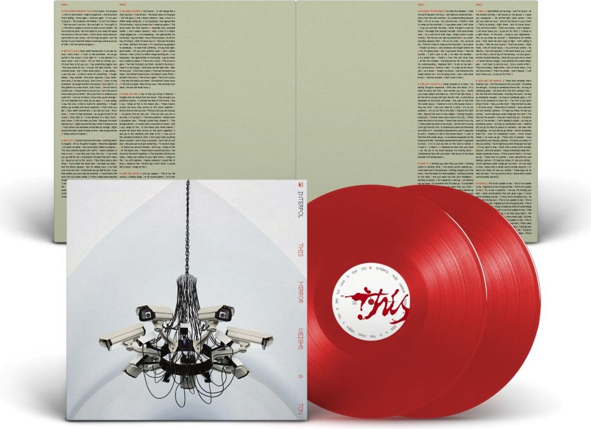 Interpol – This Mirror Weighs A Ton 2LP (Transparent Red Vinyl)