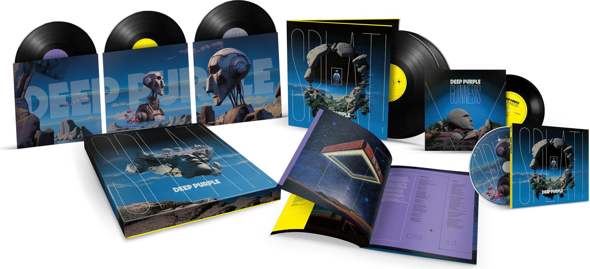 Deep Purple – SPLAT! 2LP+CD+7"+3x10" Box Set