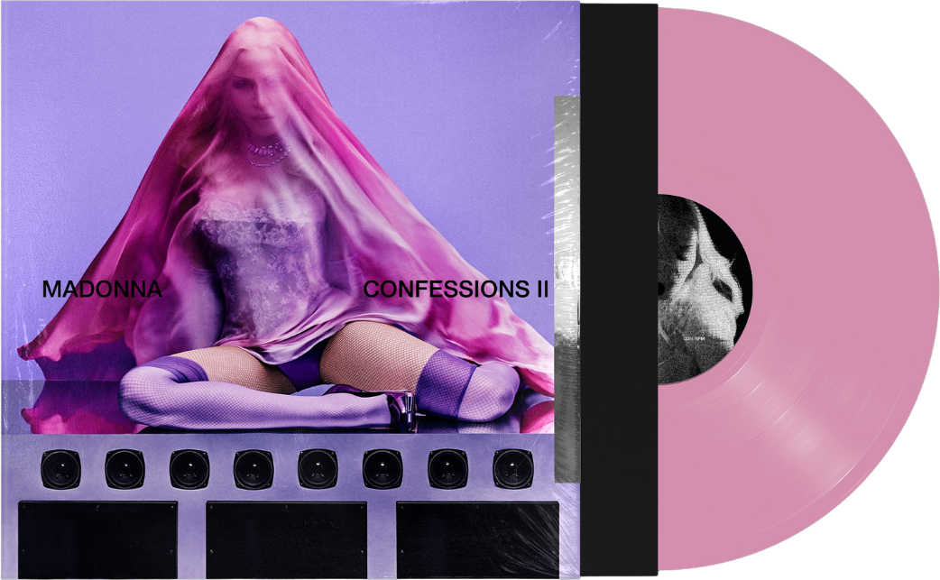 Madonna – Confessions II 2LP (16 Tracks Translucent Pink Vinyl)