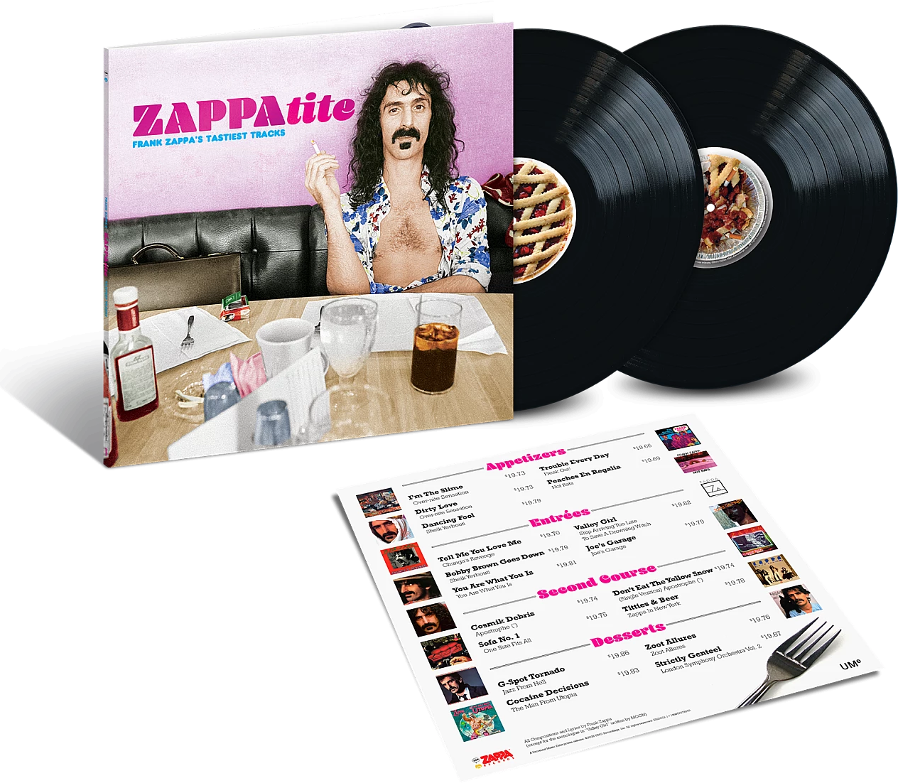 Frank Zappa – ZAPPAtite: Frank Zappas Tastiest Tracks 2LP (Black Vinyl)